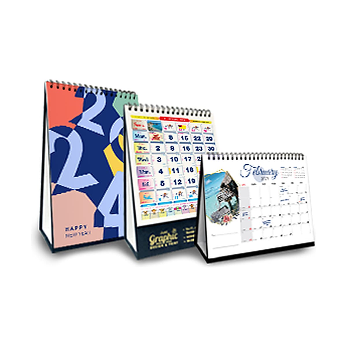 Desk Calendar - Hard Stand