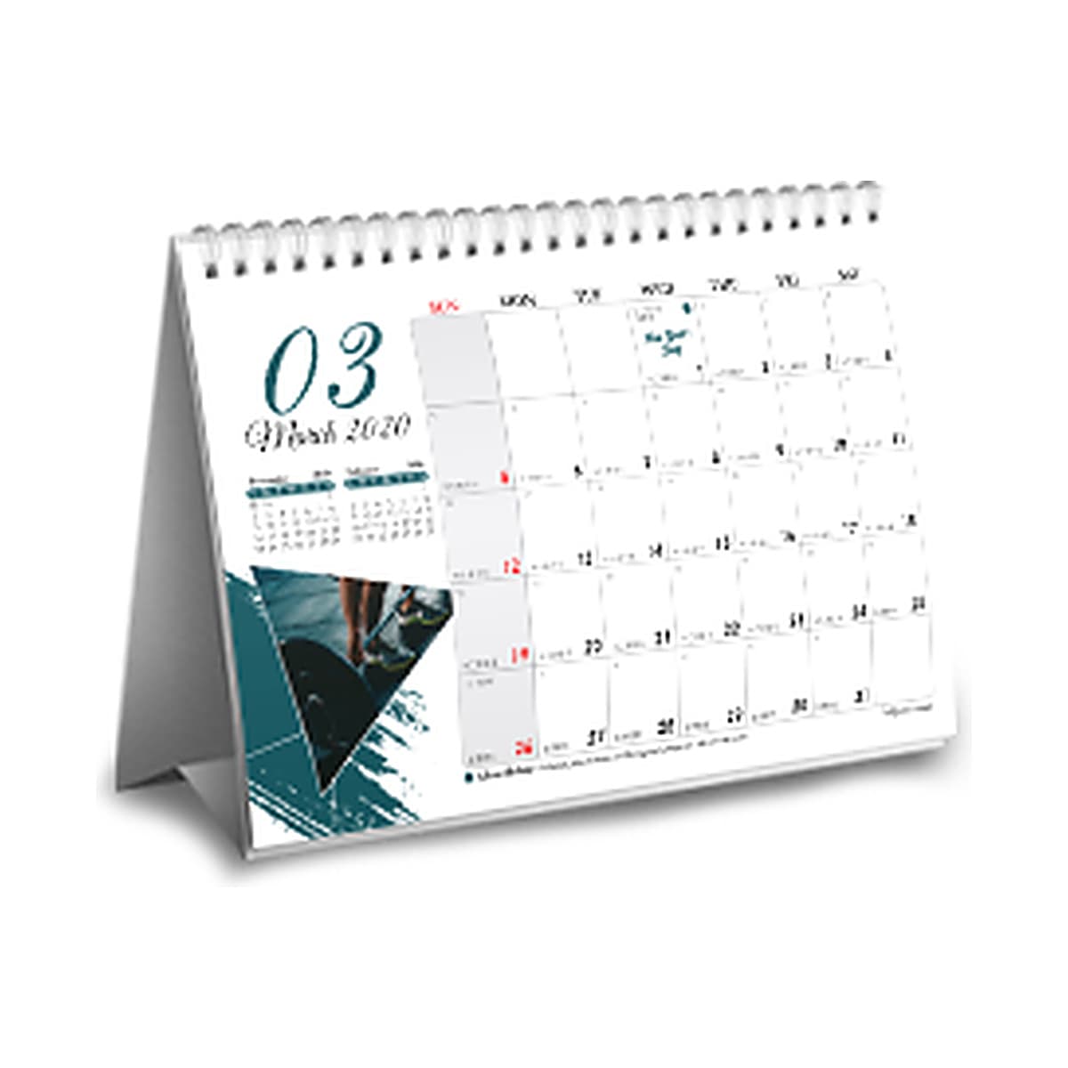 Desk Calendar - Soft Stand