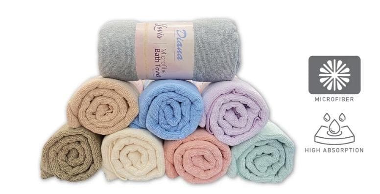 Diana Lovis Microfibre Bath Towel