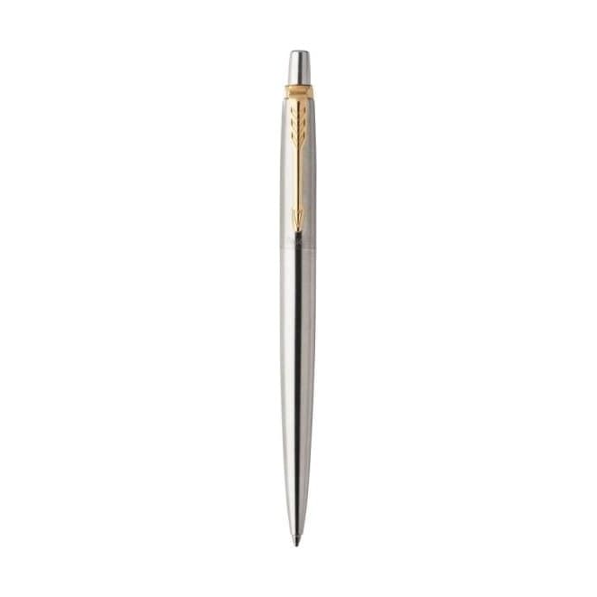 PARKER JOTTER STAINLESS STEEL GT BALLPOINT PEN MEDIUM BLACK TB