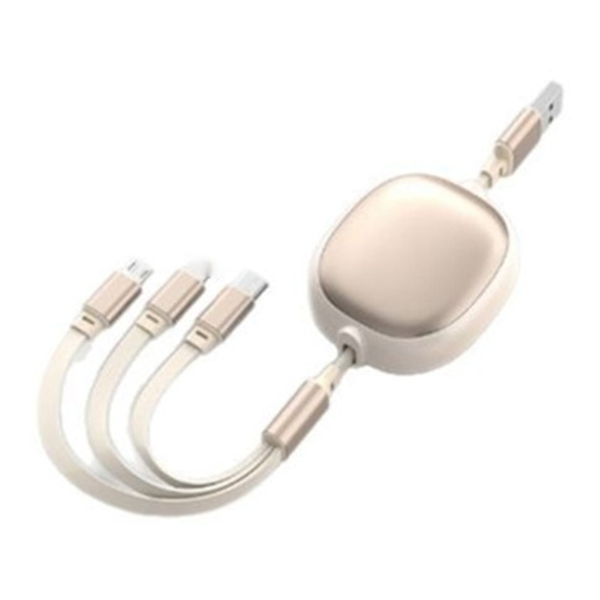 SPOOL - Retractable 3-in-1 Charging Cable