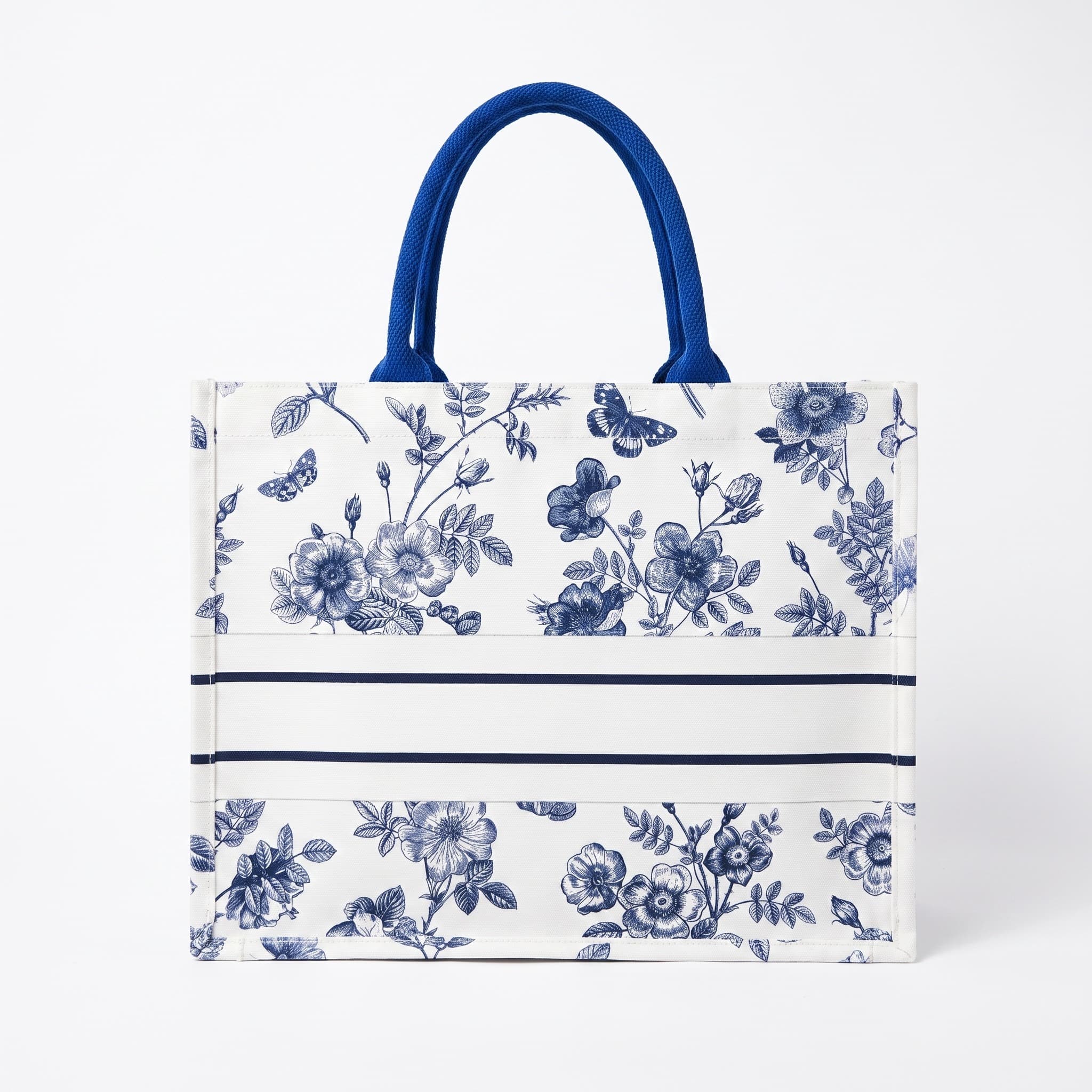 TOILE - Floral Canvas Tote